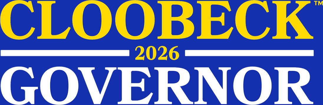 Cloobeck for Governor 2026 logo